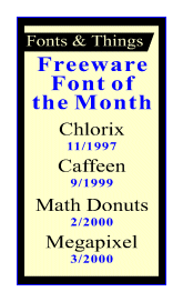 Fonts & Things Freeware Font of the Month